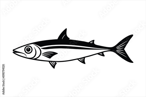 Mackerel fish vector © Shajamal