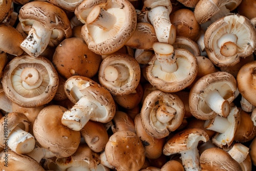 Edible mushrooms pattern