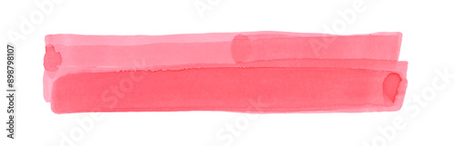 PNG Hand drawn sketch hatching line smear stroke. Felt-tip pen, watercolor marker texture stain isolated on transparent background. Red color.