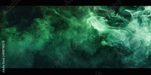 Fototapeta Naklejka Na Ścianę i Meble -  dark background with intricate smoke patterns rising up