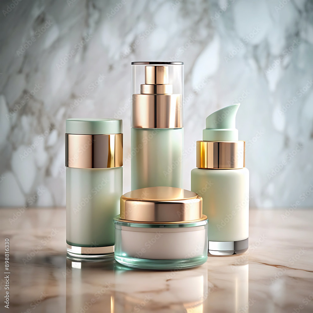 Mockup template beauty cosmetics products Mockup template beauty cosmetics products