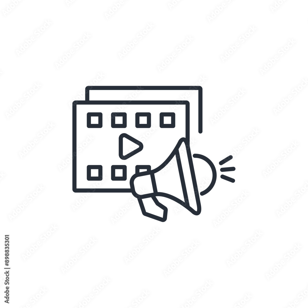 media icon. vector.Editable stroke.linear style sign for use web design,logo.Symbol illustration. media icon. vector.Editable stroke.linear style sign for use web design,logo.Symbol illustration.