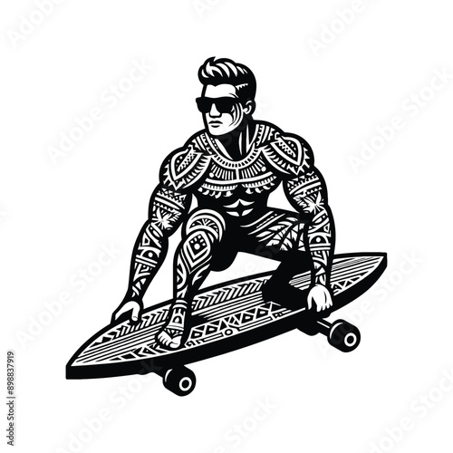Skateboarding, longboarding