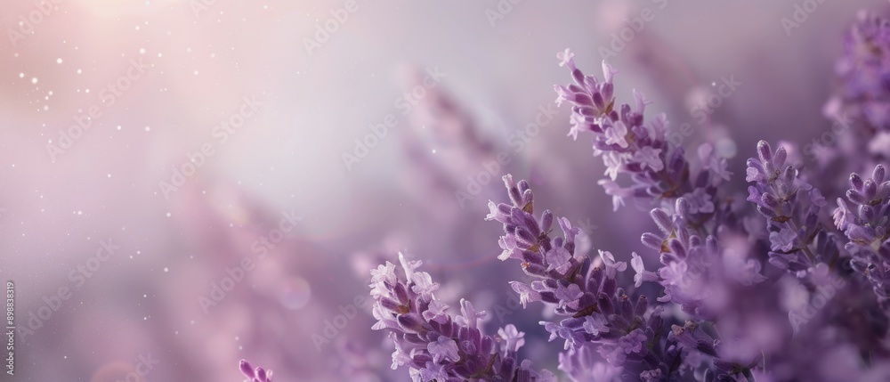 Fototapeta premium Lavender Flowers in a Field