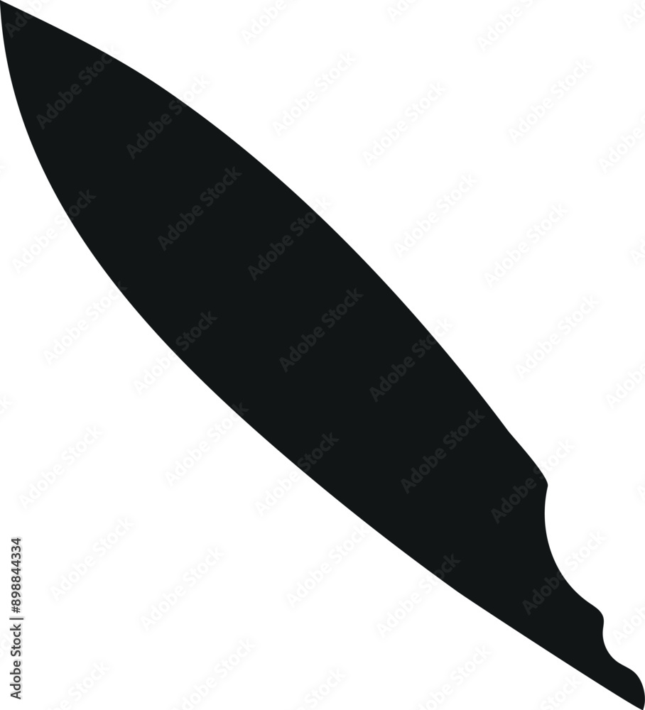 simple design, black shape of an autumn, long leaf from under a bush, for various designs, vector simple design, black shape of an autumn, long leaf from under a bush, for various designs, vector