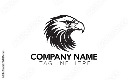 Eagle head logo | Eagle Logo | Eagle modern minimal logo design | eagle silhouette