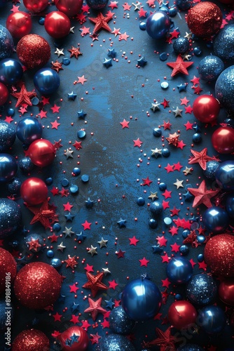 American Flag Painted on Wall