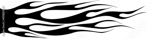 Flames Stencil Outline Silhouette Ghost Flame Fire Tattoo Car Motorcycle Cricut Flames file decal design