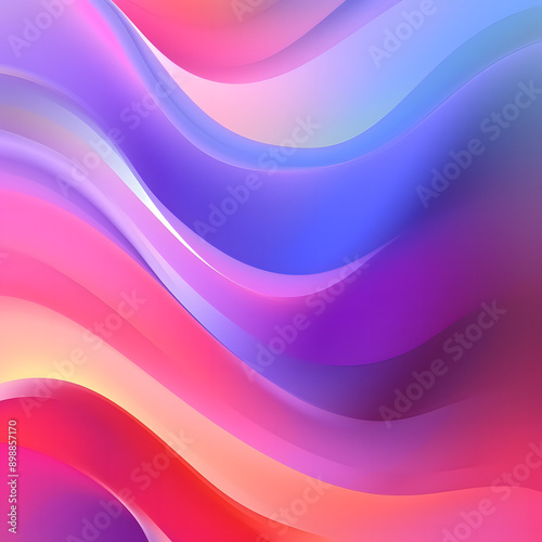 Multicolor Fluid Wave Background 