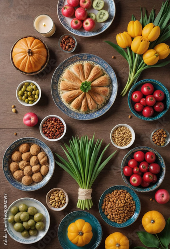  A traditional Iranian Nowruz celebration. 