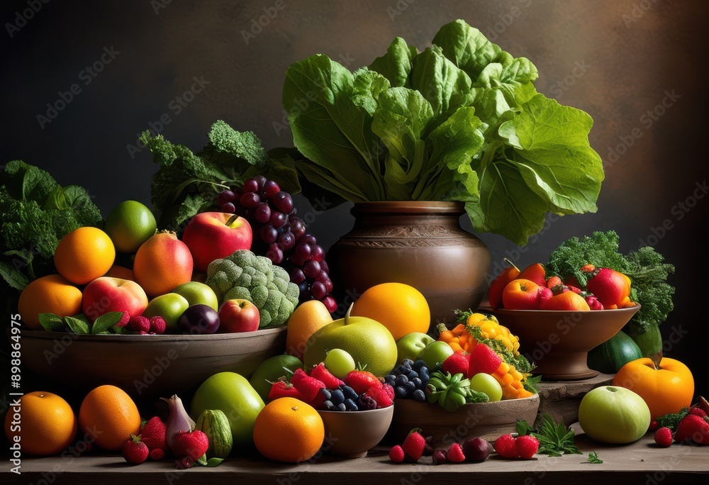 artful food styling inspired beautiful shapes showcasing fresh ingredients natural elements, nature, beauty, colors, textures, presentation, arrangement