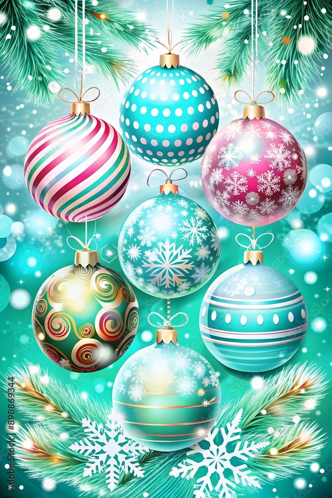 christmas background with balls christmas background with balls