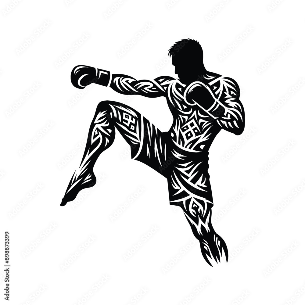 Fototapeta premium Boxing, Kickboxing