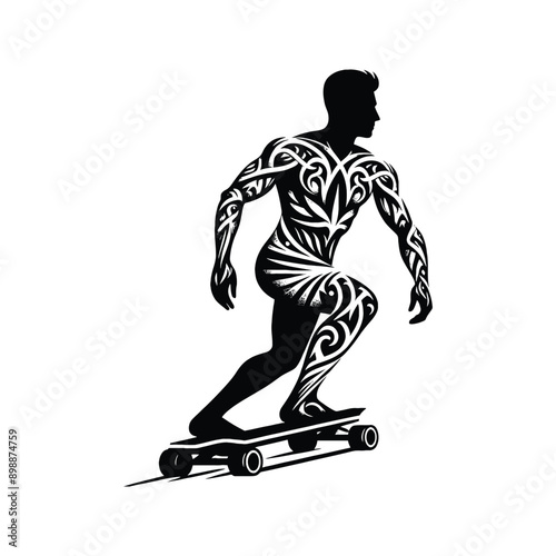 Skateboarding, longboarding