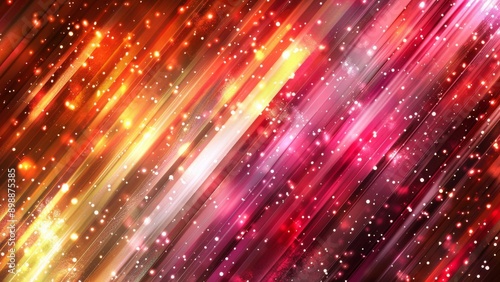 Abstract background with stripes and stars.