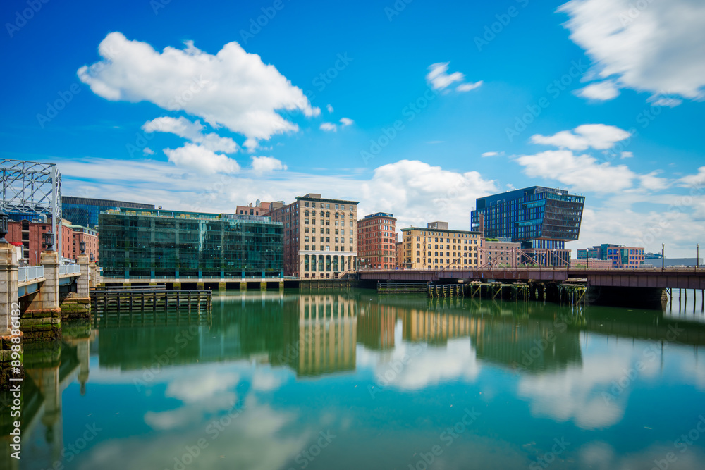 Obraz premium Stock photo Fort Point Boston Massachusetts, USA circa 2024