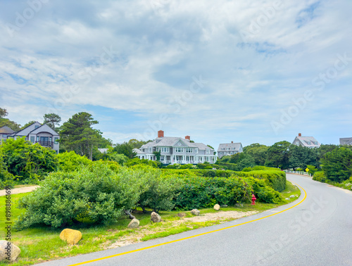 Luxury mansion homes on Marthas Vineyard Massachusetts USA