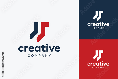 Creative Initial letter of  name company ,icon vector logo design minimalist