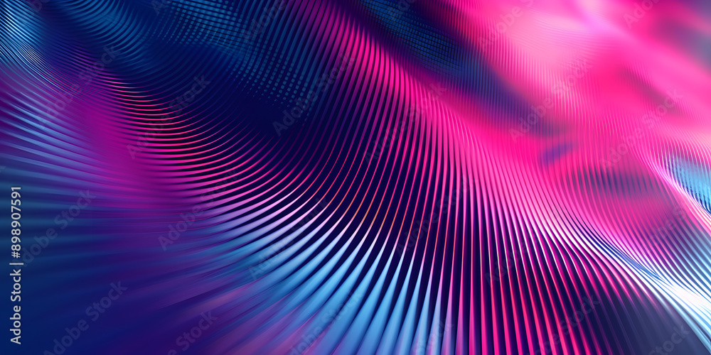 Abstract geometric background of lines in purple blue colors. Corrugated lines Abstract geometric background of lines in purple blue colors. Corrugated lines