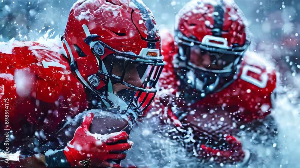 Portrait of a young american football player in helmet. Shallow depth of field Portrait of a young american football player in helmet. Shallow depth of field