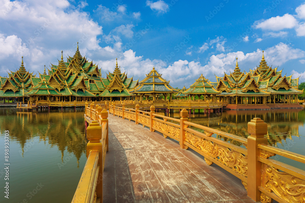Fototapeta premium Ancient city in thailand,The Ancient City Park, Muang Boran in Samut Prakan province, Thailand