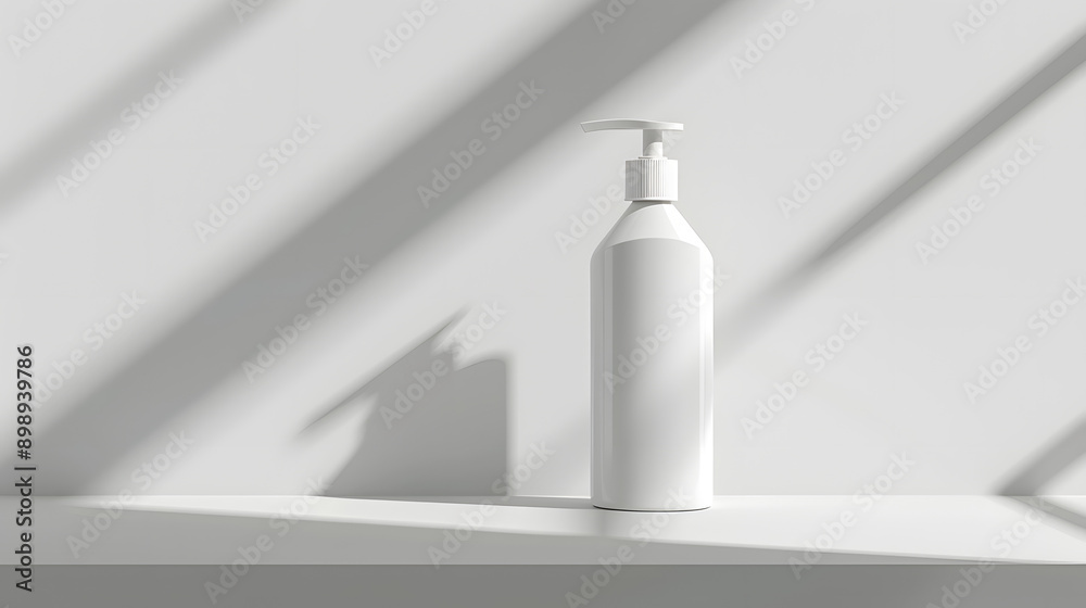 Make up 3d style images. Plastic package for beauty products for your design and logo, blank mock up on white background. Make up 3d style images. Plastic package for beauty products for your design and logo, blank mock up on white background.