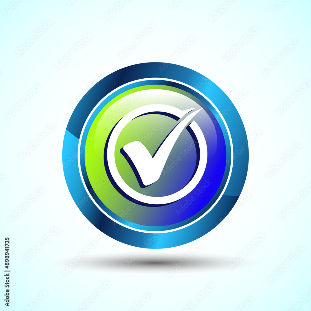 Check Mark Icon Button Set Design Illustration Tick Symbol Check Mark Icon Button Set Design Illustration Tick Symbol