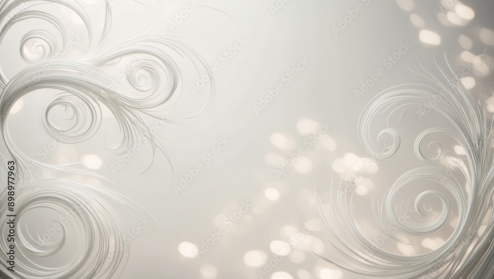 Elegant Swirls Pattern of Abstract White Create an Artistic Display in Soft Natural Lighting Elegant Swirls Pattern of Abstract White Create an Artistic Display in Soft Natural Lighting