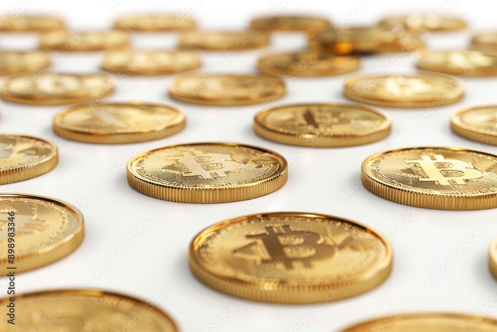usd coins,gold coins on isolate white background,digital wallet,empty copy space,Isolate background.3D rendering illustration - generative ai usd coins,gold coins on isolate white background,digital wallet,empty copy space,Isolate background.3D rendering illustration - generative ai