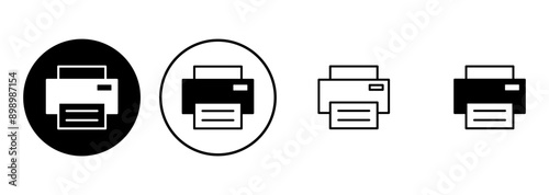 Print icon set. printer icon vector.