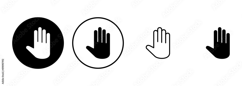 Hand icon set. hand vector icon, palm,click Hand icon set. hand vector icon, palm,click