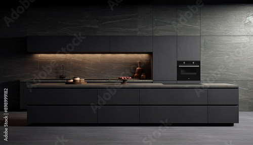Wallpaper Mural Contemporary kitchen minimalist cabinets Torontodigital.ca