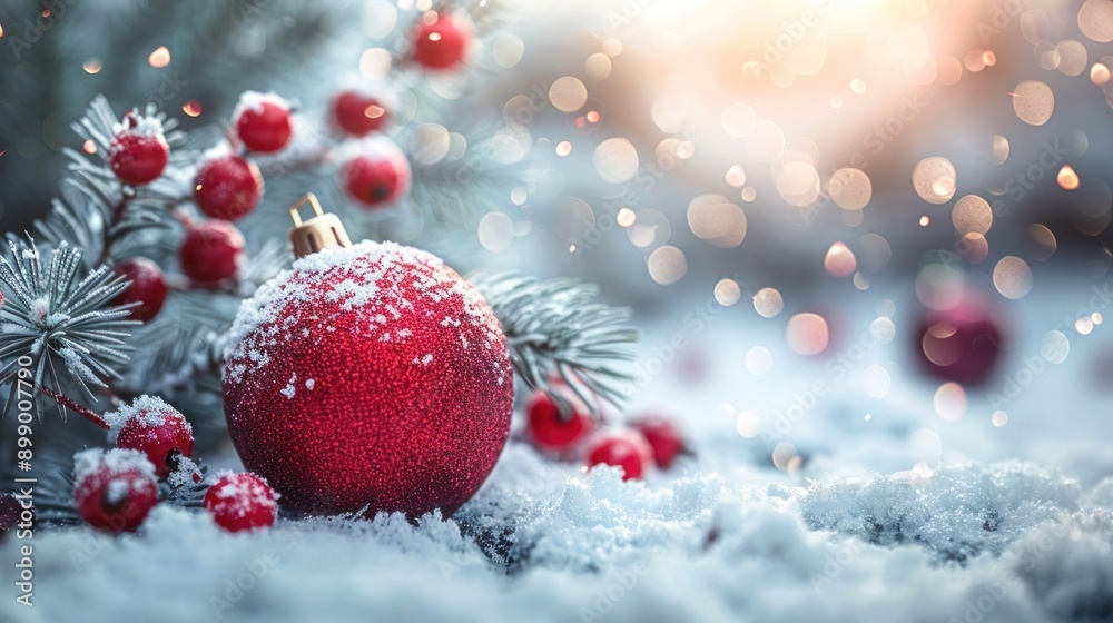 Festive Winter Background for Christmas and New Year Celebrations Festive Winter Background for Christmas and New Year Celebrations
