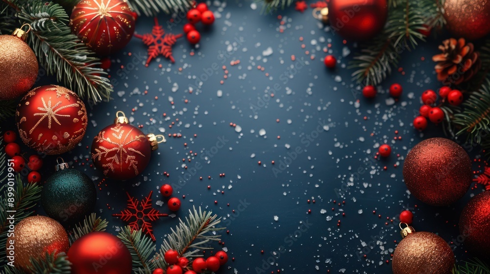 Geometric Christmas Bauble: Elegant Abstract Header Geometric Christmas Bauble: Elegant Abstract Header
