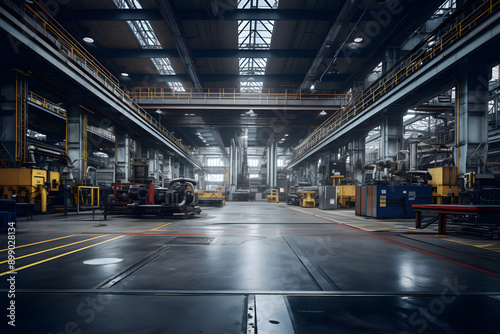 photo of a factory, factory from the inside