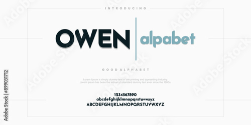 Modern minimal abstract alphabet fonts. Typography colorful creative font. vector illustration