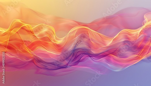 Wallpaper Mural Minimalist abstract waves of color creating a serene flat lay. Torontodigital.ca