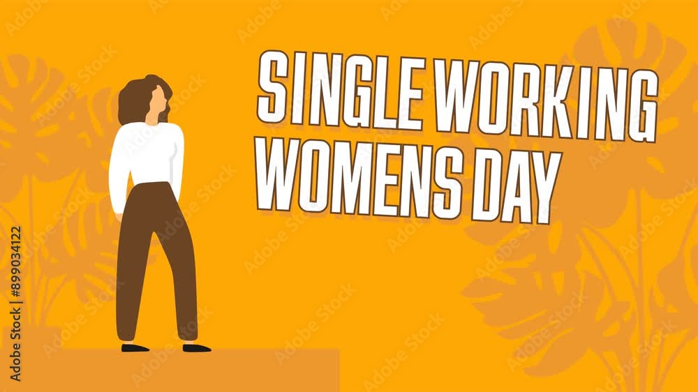 animated video happy single working women's day animated video happy single working women's day