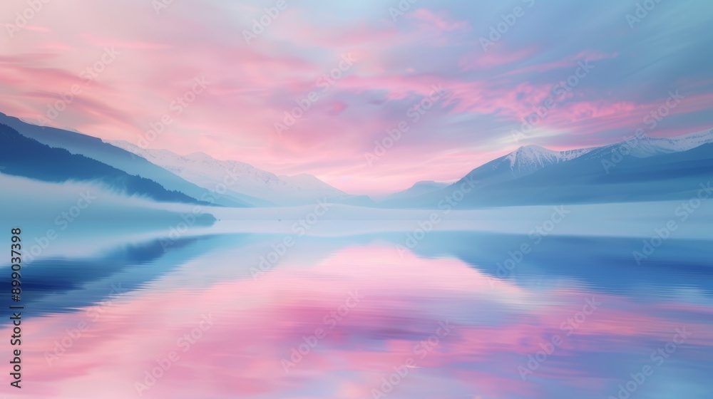 Mystical landscape of a serene lake, shrouded in magical mist, with mythical creatures like unicorns and fairies, calm waters reflecting an airy sky Mystical landscape of a serene lake, shrouded in magical mist, with mythical creatures like unicorns and fairies, calm waters reflecting an airy sky