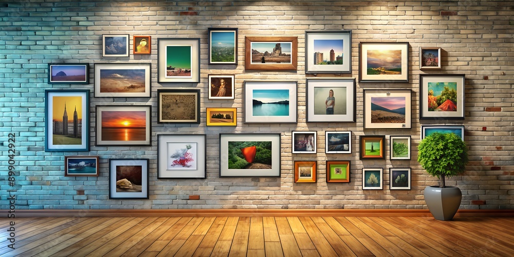 A picture on a wall informative Vibrant engaging Generative By AI A picture on a wall informative Vibrant engaging Generative By AI