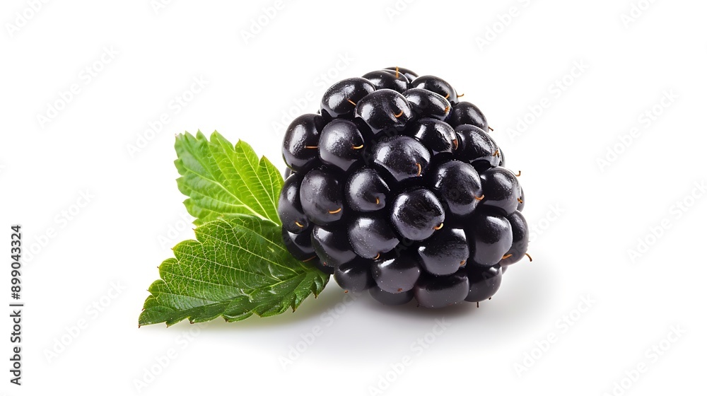 blackberry isolated on white background blackberry isolated on white background