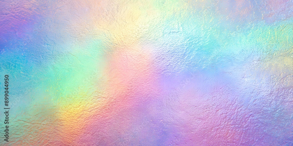 Subtle iridescent pastel polished sanded background Bright shiny textured surface Creative AI