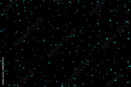 Plus symbols of different sizes and opacity seamless background pattern vector illustration.