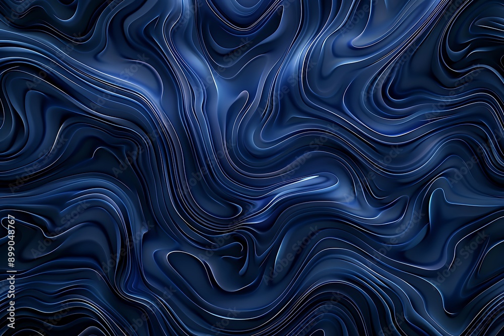 Mysterious gradients of midnight blues swirl in enigmatic patterns. Mysterious gradients of midnight blues swirl in enigmatic patterns.