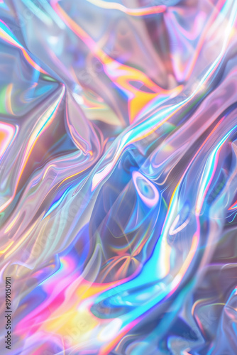 Vertical holographic abstract colorful texture. Pattern background concept