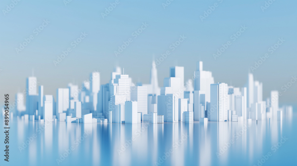blue city skyline, city modeling, skyline of city, 3d model rendering, city landscape blue city skyline, city modeling, skyline of city, 3d model rendering, city landscape