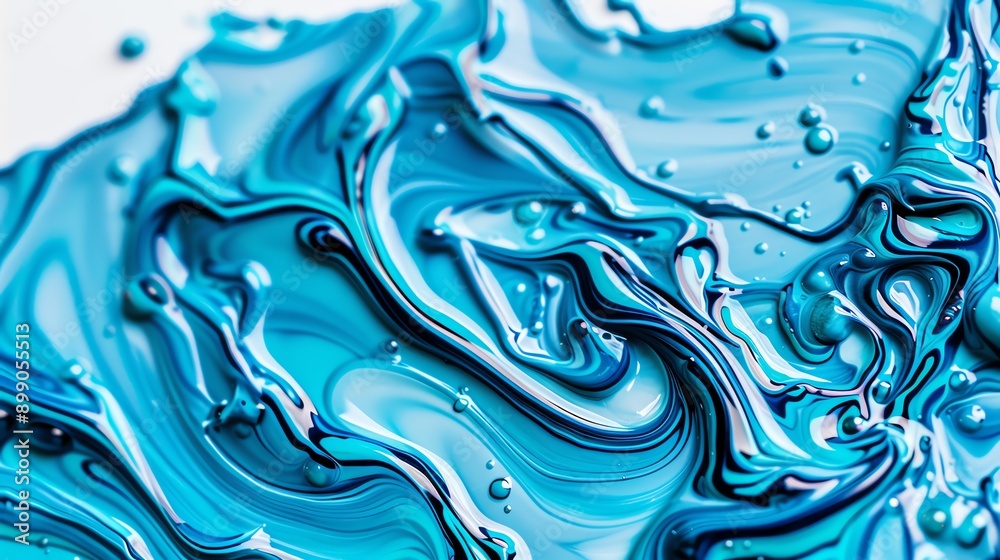 Vibrant oil and water color play, aqua, artistic expression Vibrant oil and water color play, aqua, artistic expression