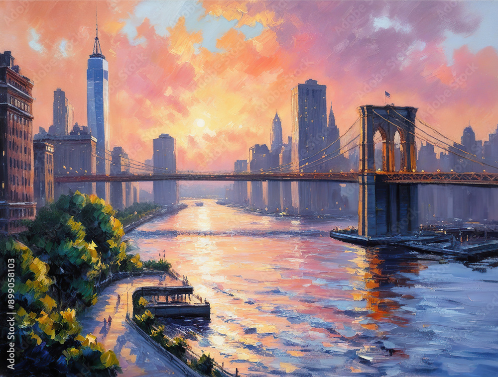 Fototapeta premium city skyline