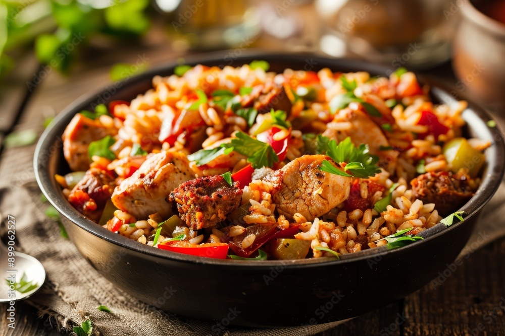 Delicious Jambalaya with Chicken and Sausage Delicious Jambalaya with Chicken and Sausage