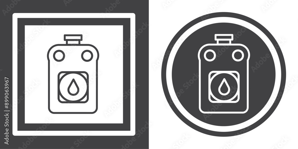 Vector. Oil bottle symbol. Black and white icon symbol design in flat. Vector. Oil bottle symbol. Black and white icon symbol design in flat.